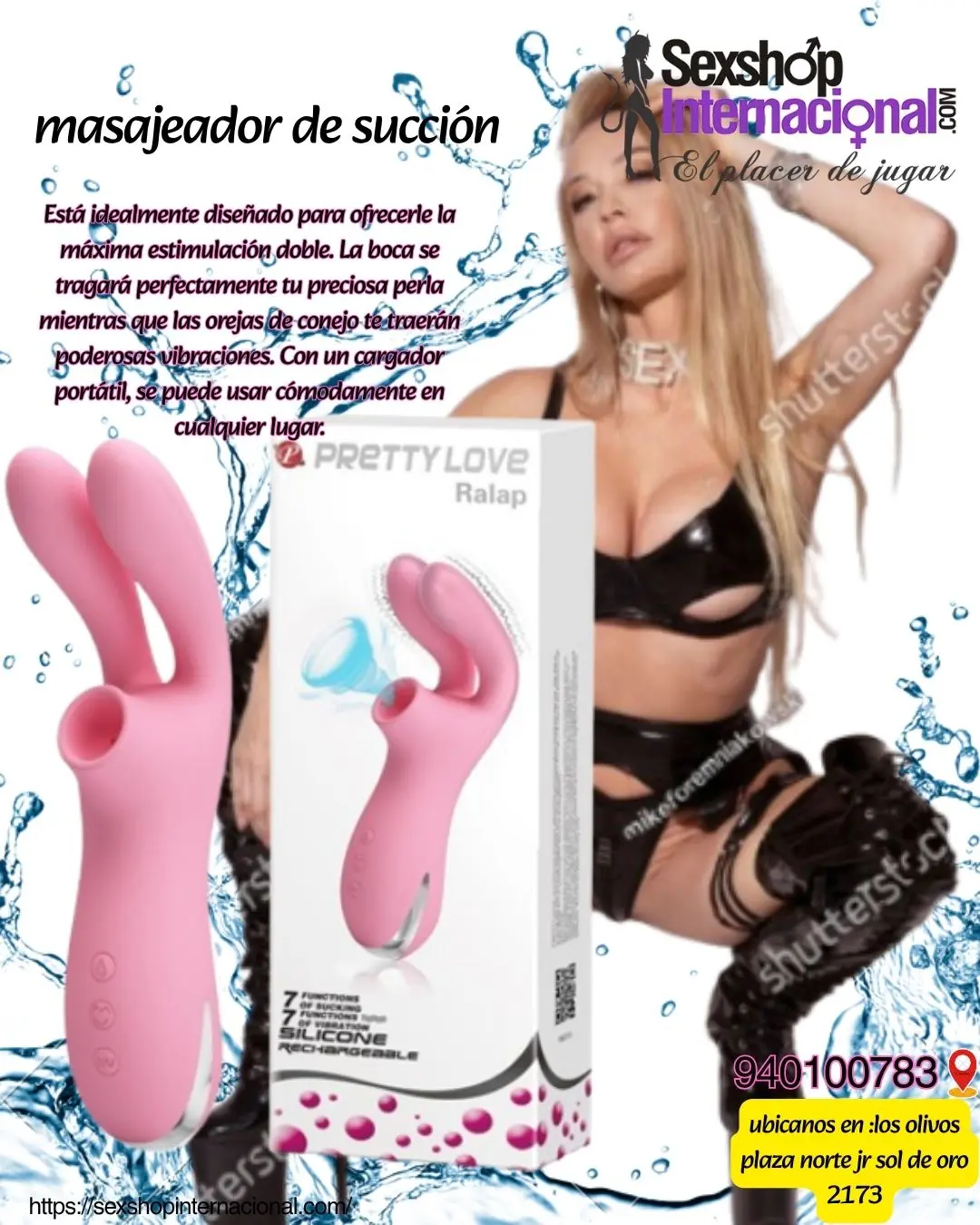 Este masajeador de succión para mujeres