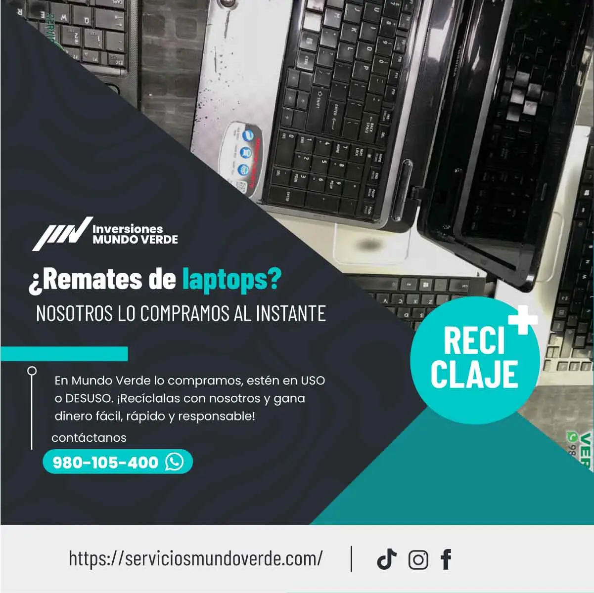 TIENES LAPTOS EN DESUSO LO COMPRAMOS 