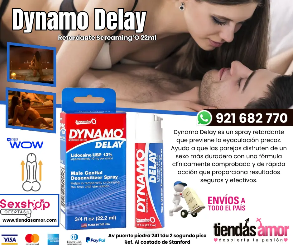  Dynamo Delay Spray for Men Te presentamos el MEJOR RETARDAN