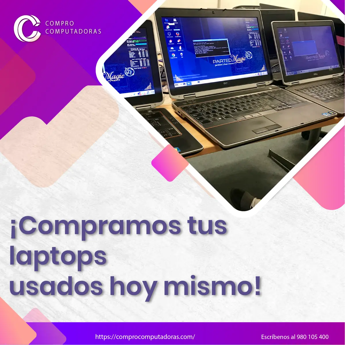 TIENES LAPTOPS EN DESUSO LO COMPRAMOS