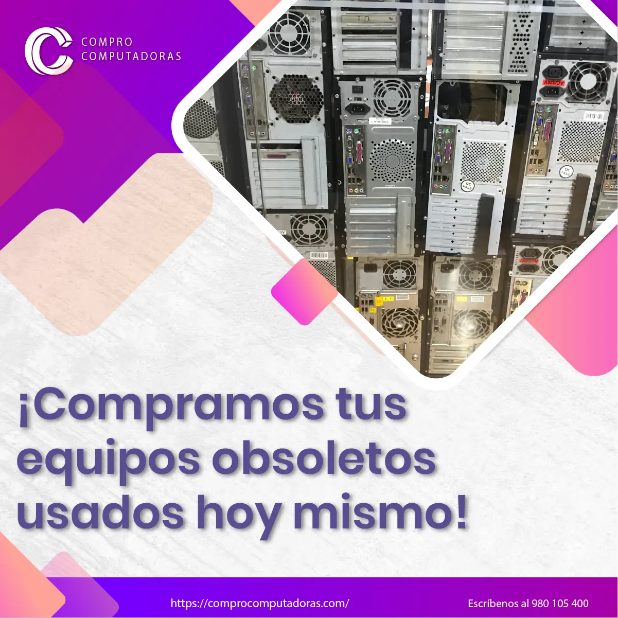 TIENES EQUIPOS OBSOLETOS LO COMPRAMOS 