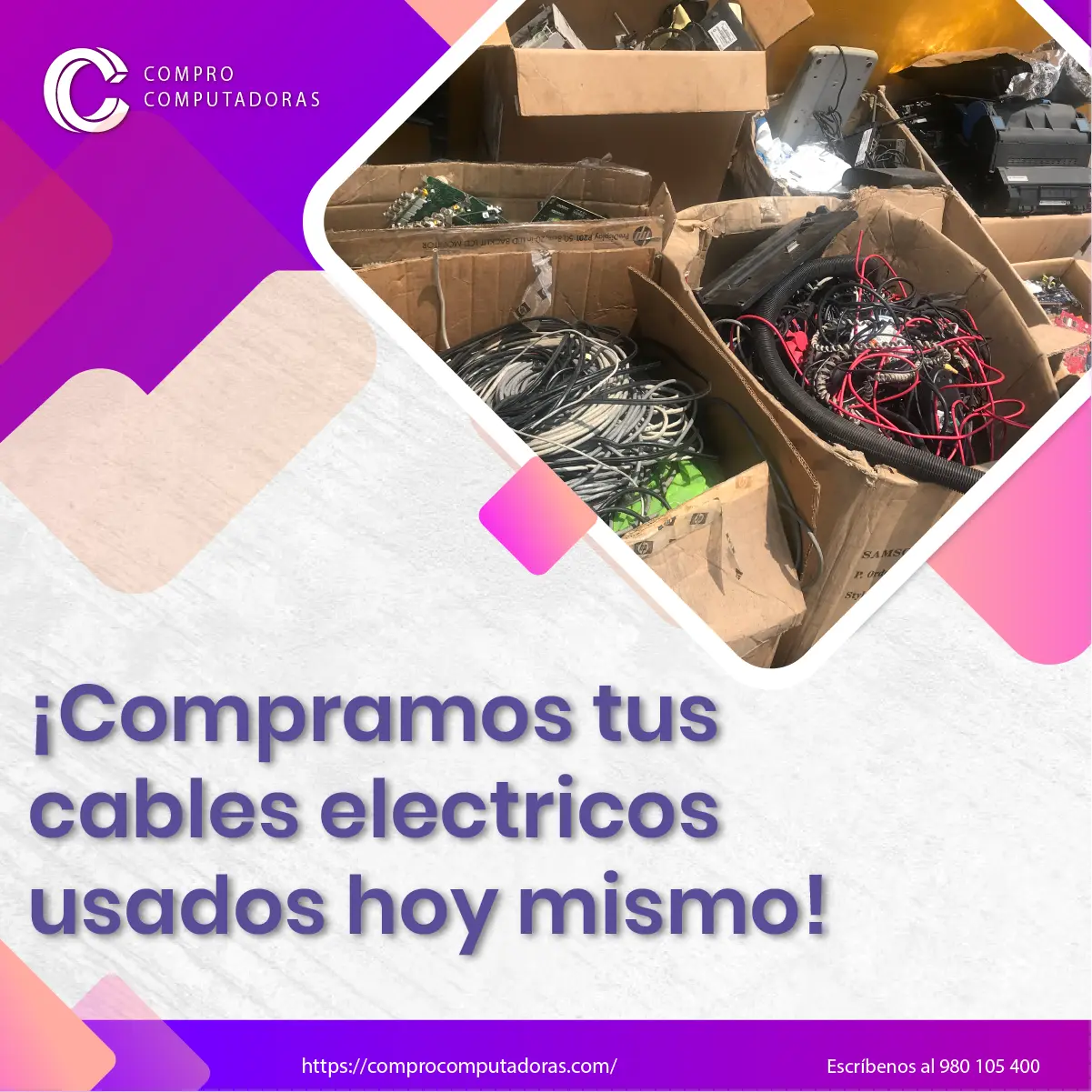 TIENES CABLES ELECTRICOS EN DESUSO LO COMPRAMOS