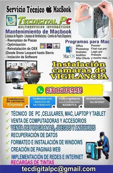 Servicio técnico computadoras y laptop a Domicilio Magdalena
