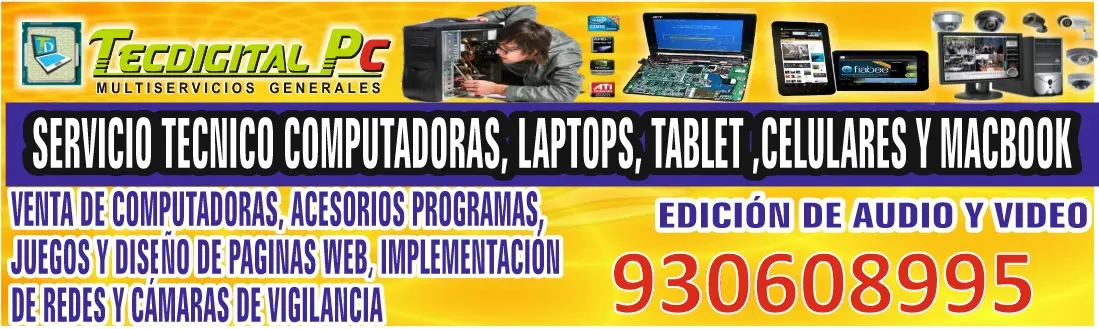Servicio técnico computadoras y laptop a Domicilio Magdalena