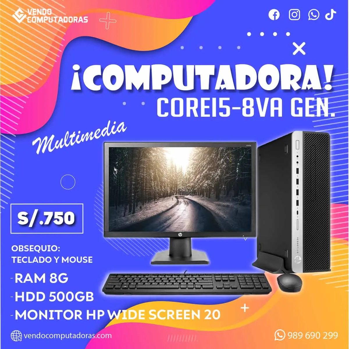  Compras Hoy y Te Llevas Regalos Computadoras con Teclado