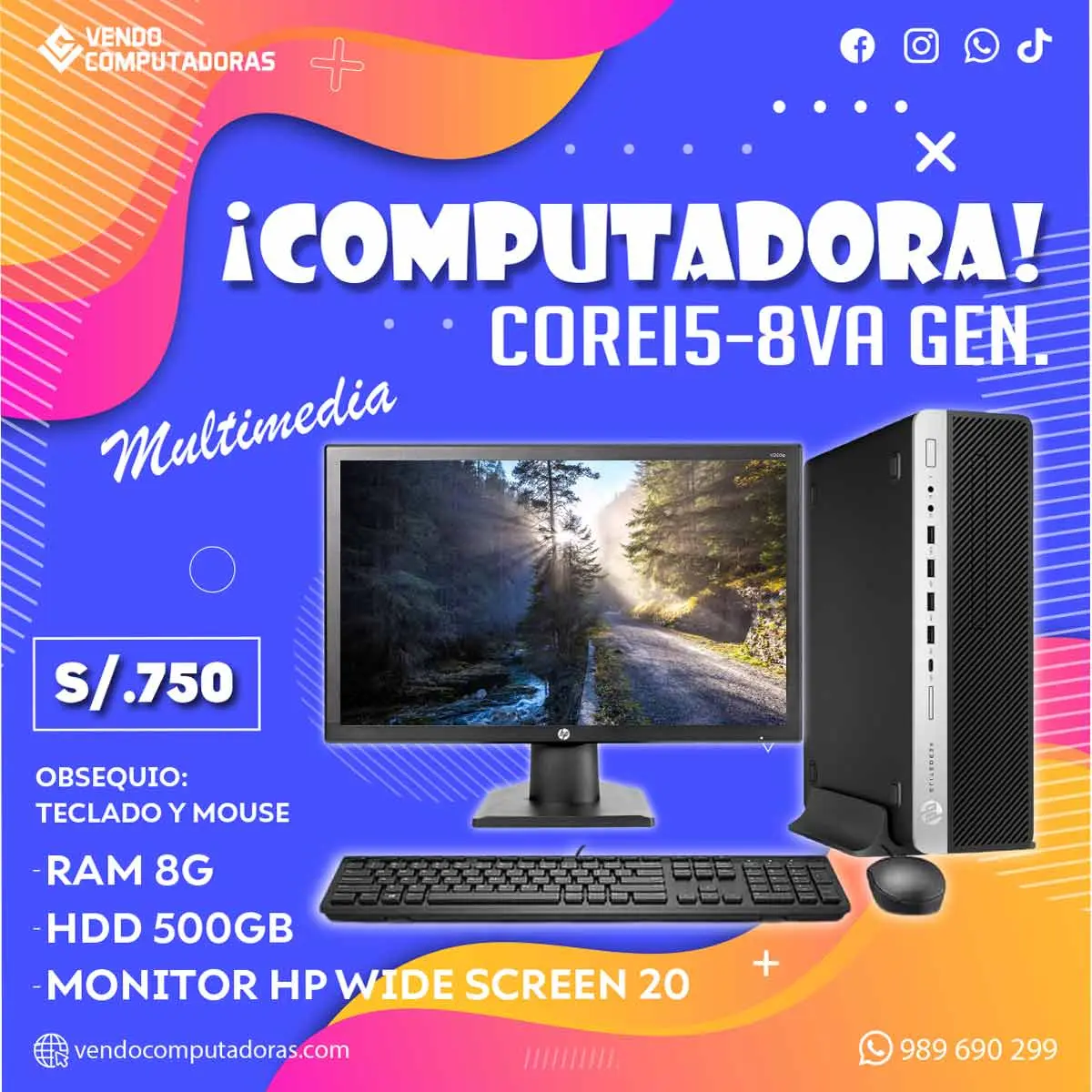  Compras Hoy y Te Llevas Regalos Computadoras con Teclado