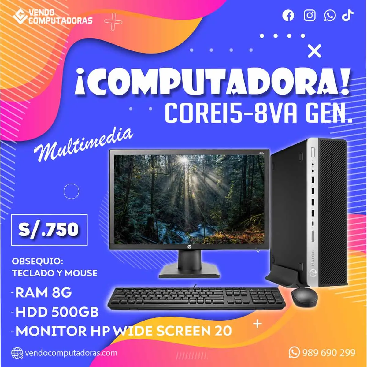  Compras Hoy y Te Llevas Regalos Computadoras con Teclado