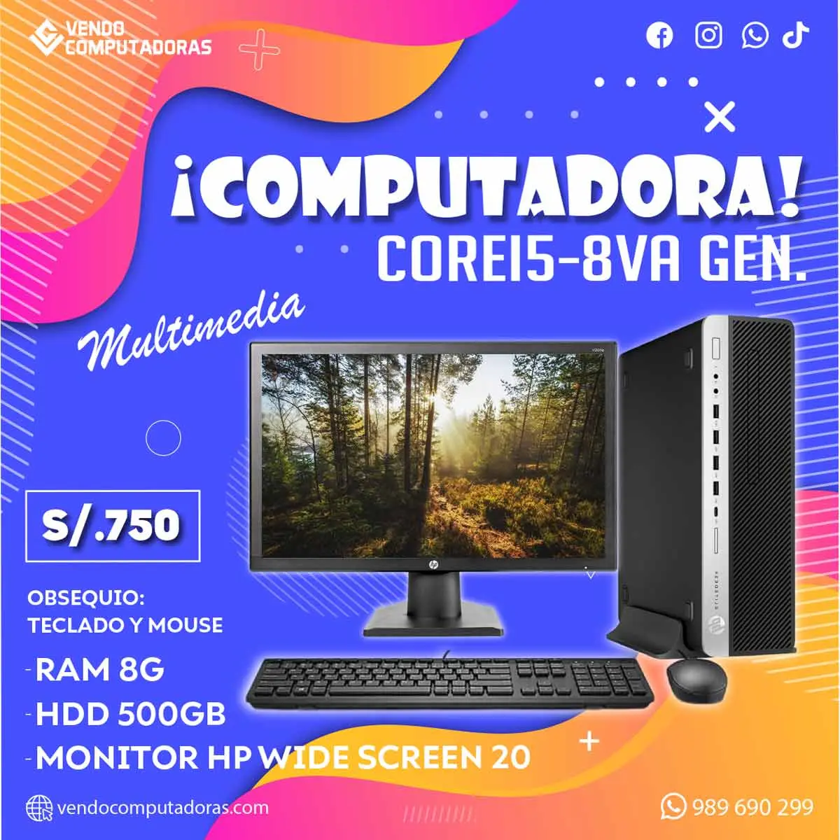  Compras Hoy y Te Llevas Regalos Computadoras con Teclado