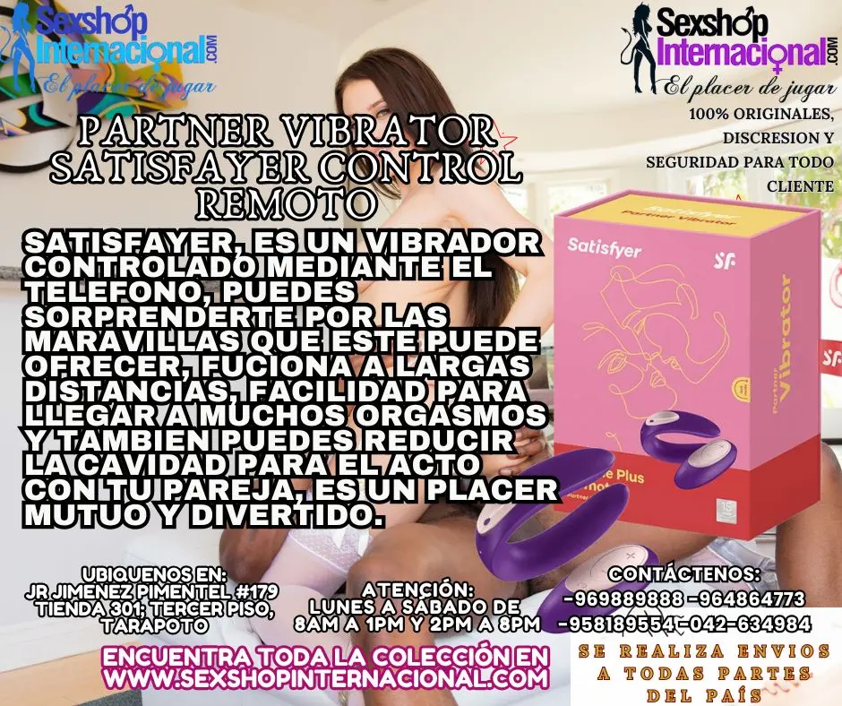PARTNER VIBRATOR SATISFAYER CONTROL REMOTO