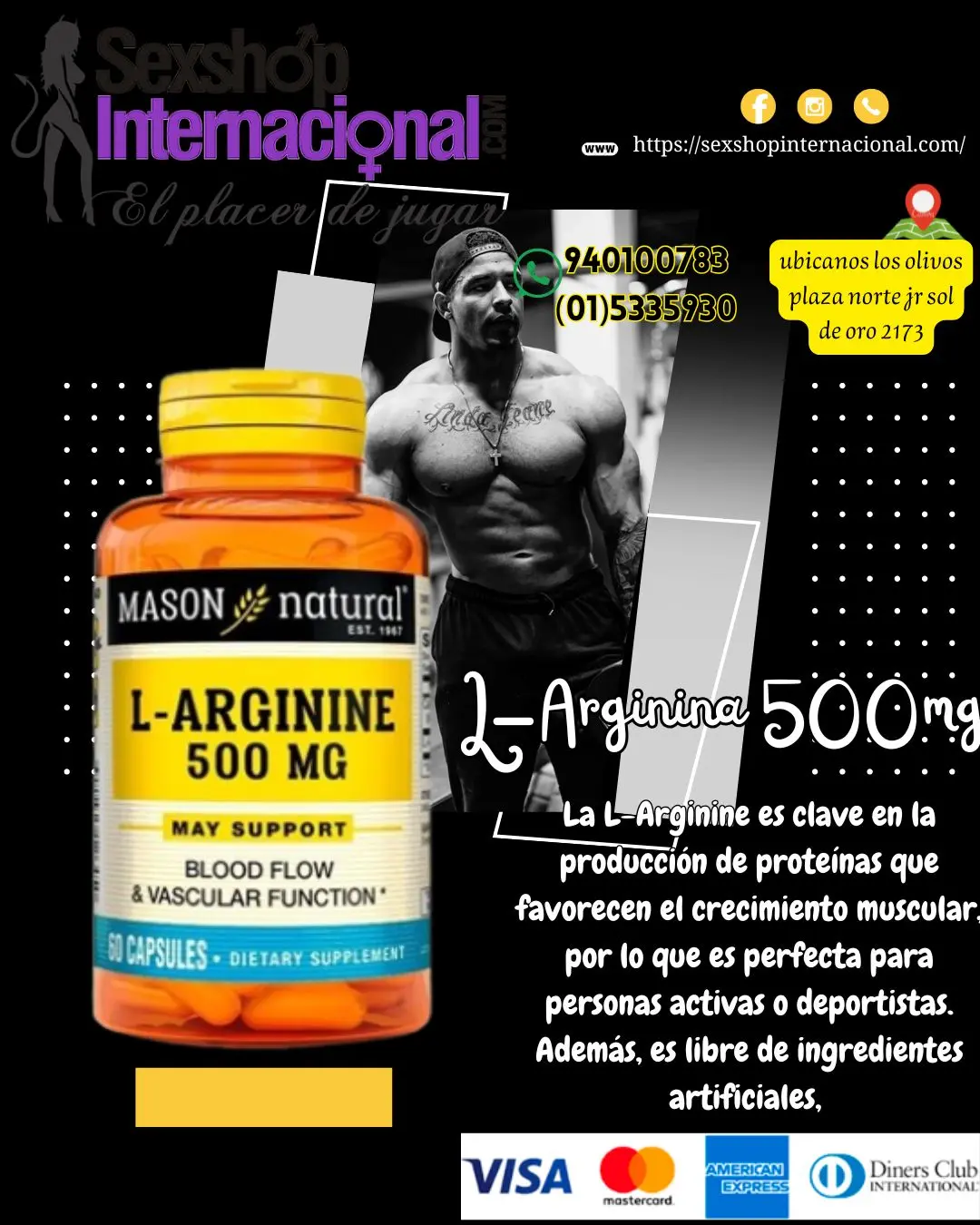 OBTEN UN CUERPO CON MAS MUSCULOS 