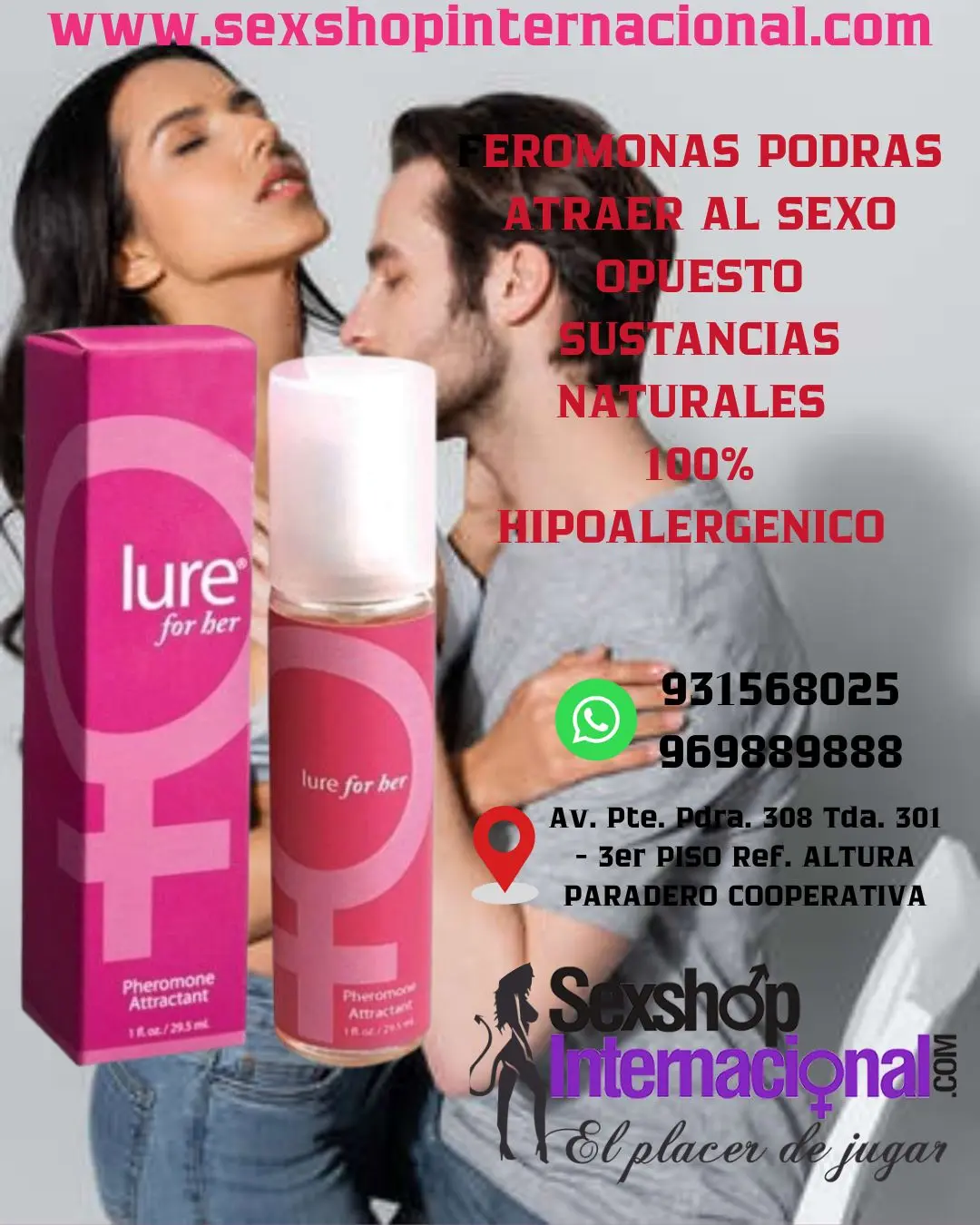 FEROMONA LURE FOR HER MUJER- MAXIMO DESEO 