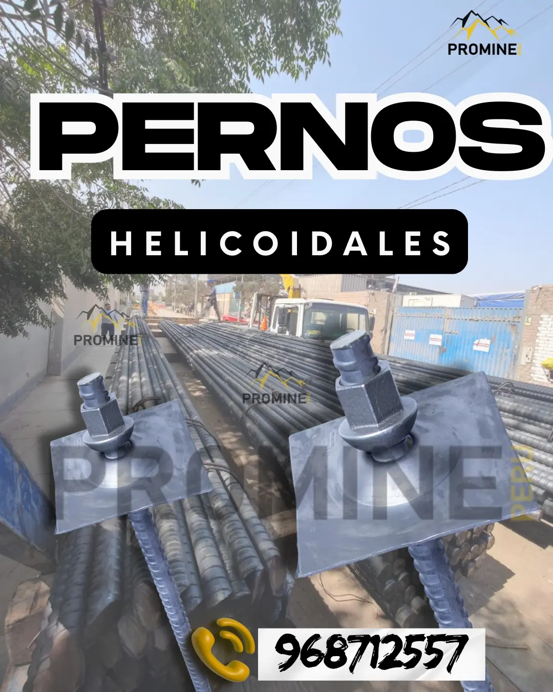 PERNO HELICOIDAL EN 22MM