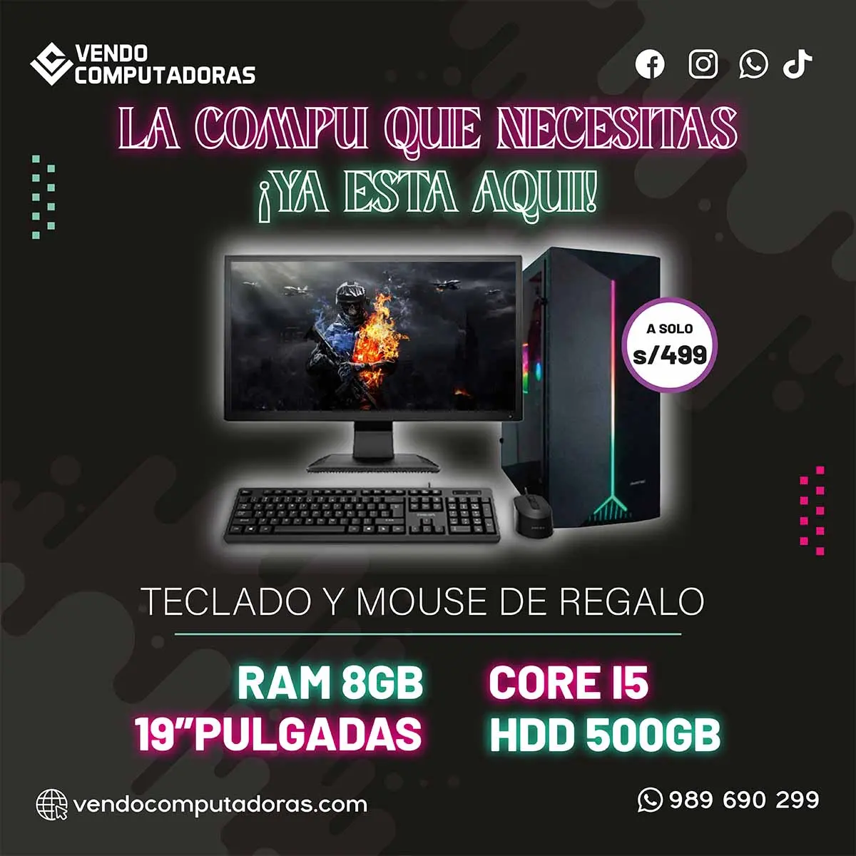 Potencia al Mejor Precio Llévate tu Computadora Lista 