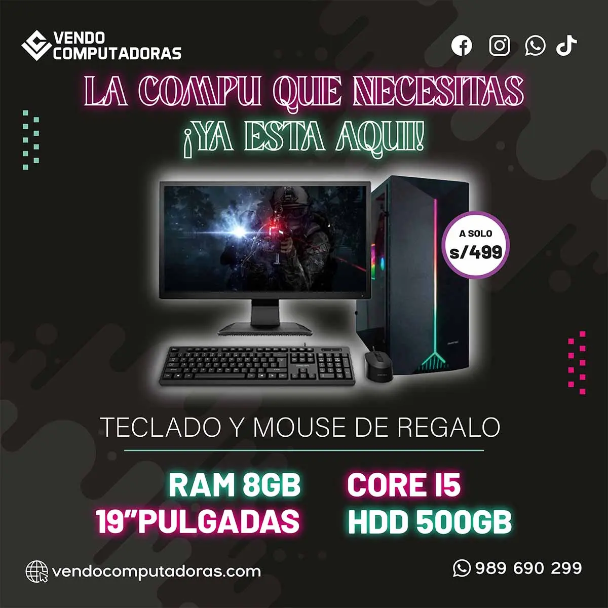 Potencia al Mejor Precio Llévate tu Computadora Lista 