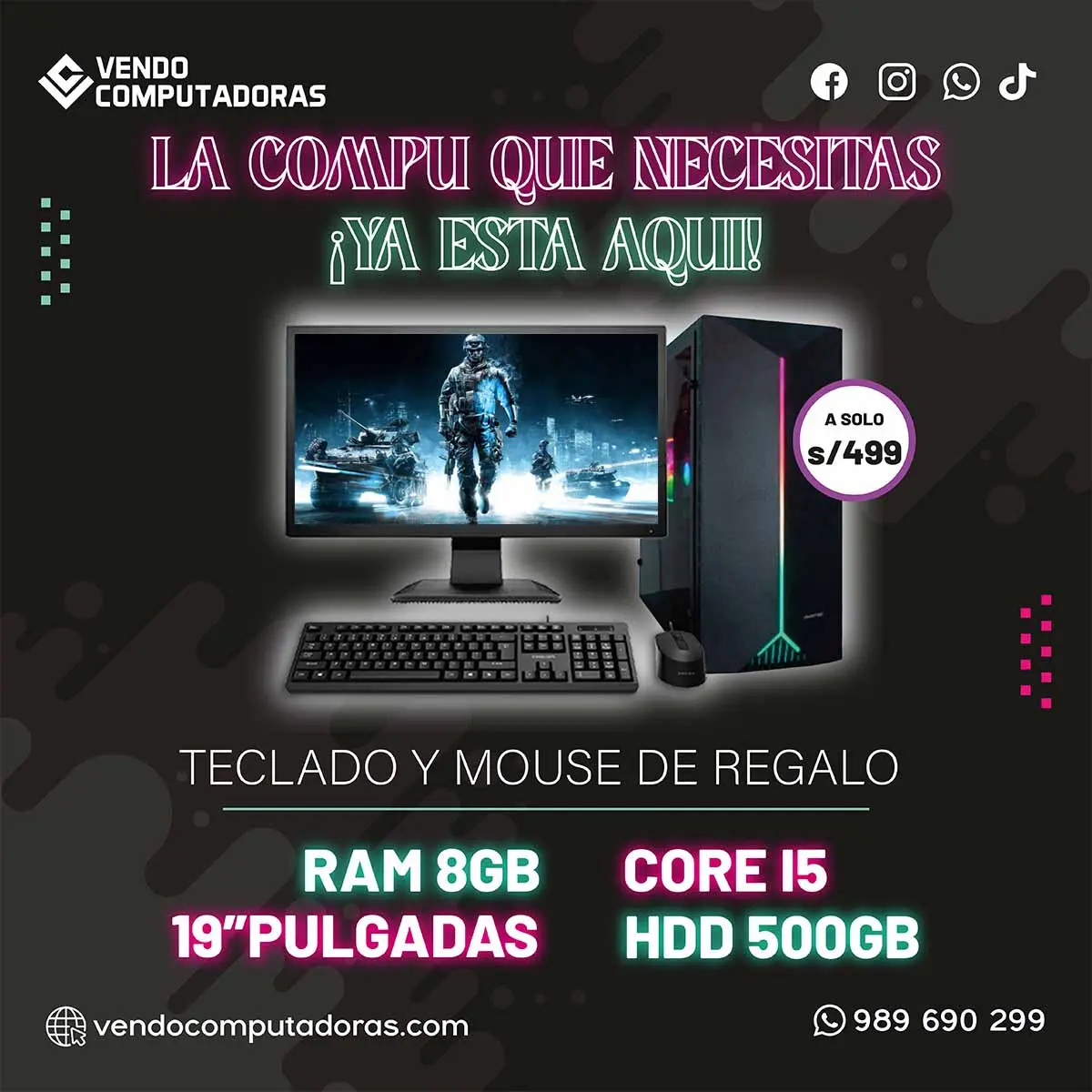 Potencia al Mejor Precio Llévate tu Computadora Lista 