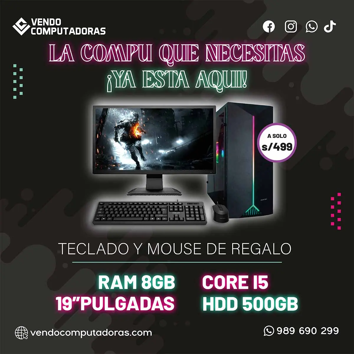 Potencia al Mejor Precio Llévate tu Computadora Lista 