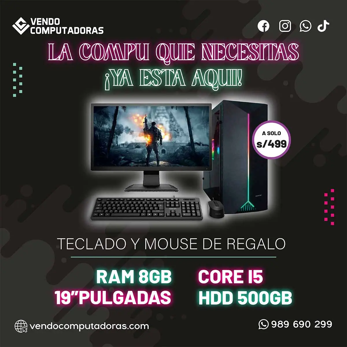 Potencia al Mejor Precio Llévate tu Computadora Lista 
