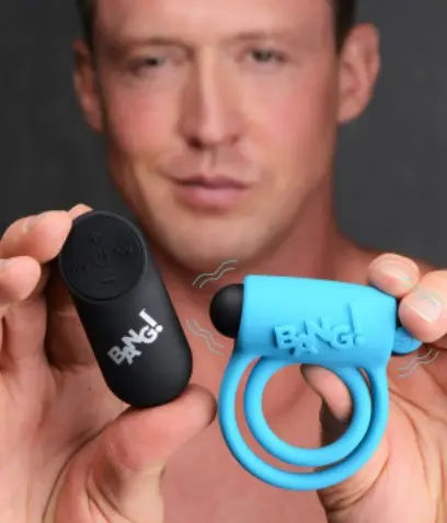 A-Anillo vibrador bang control remoto