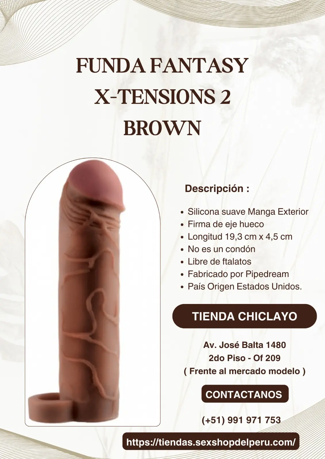 FUNDA FANTASY X-TENSIONS 2 BROWN