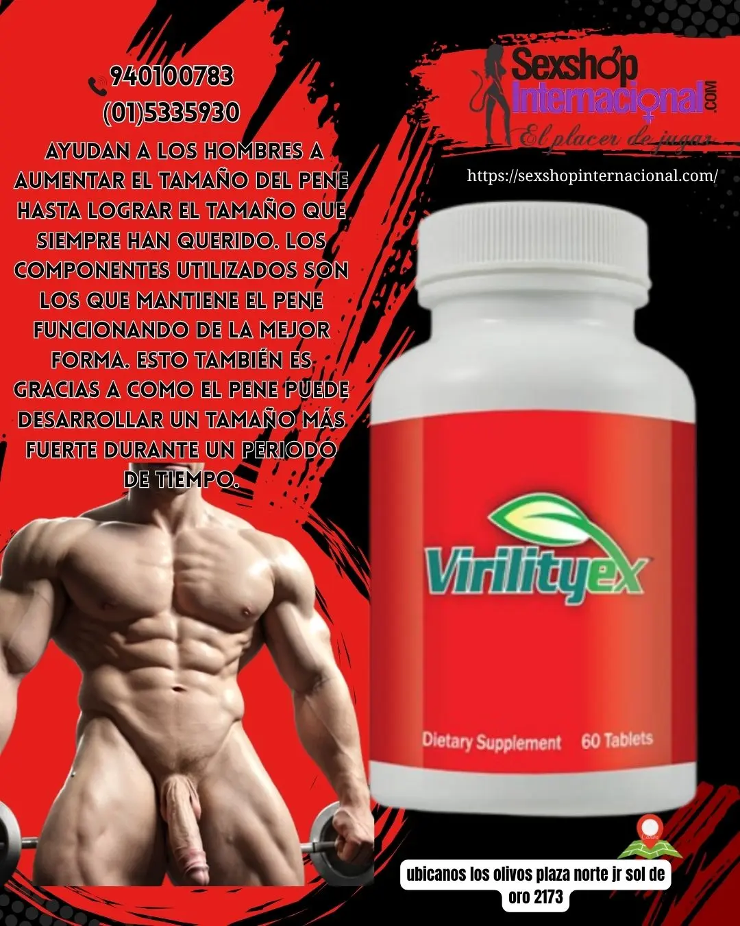 Virility Ex es para incrementar el tamaño de su pene