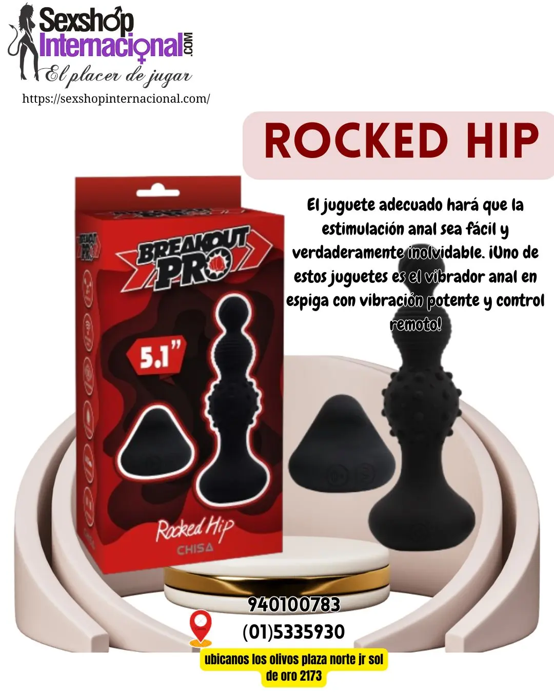  El juguete adecuado hará que la estimulación anal sea fácil