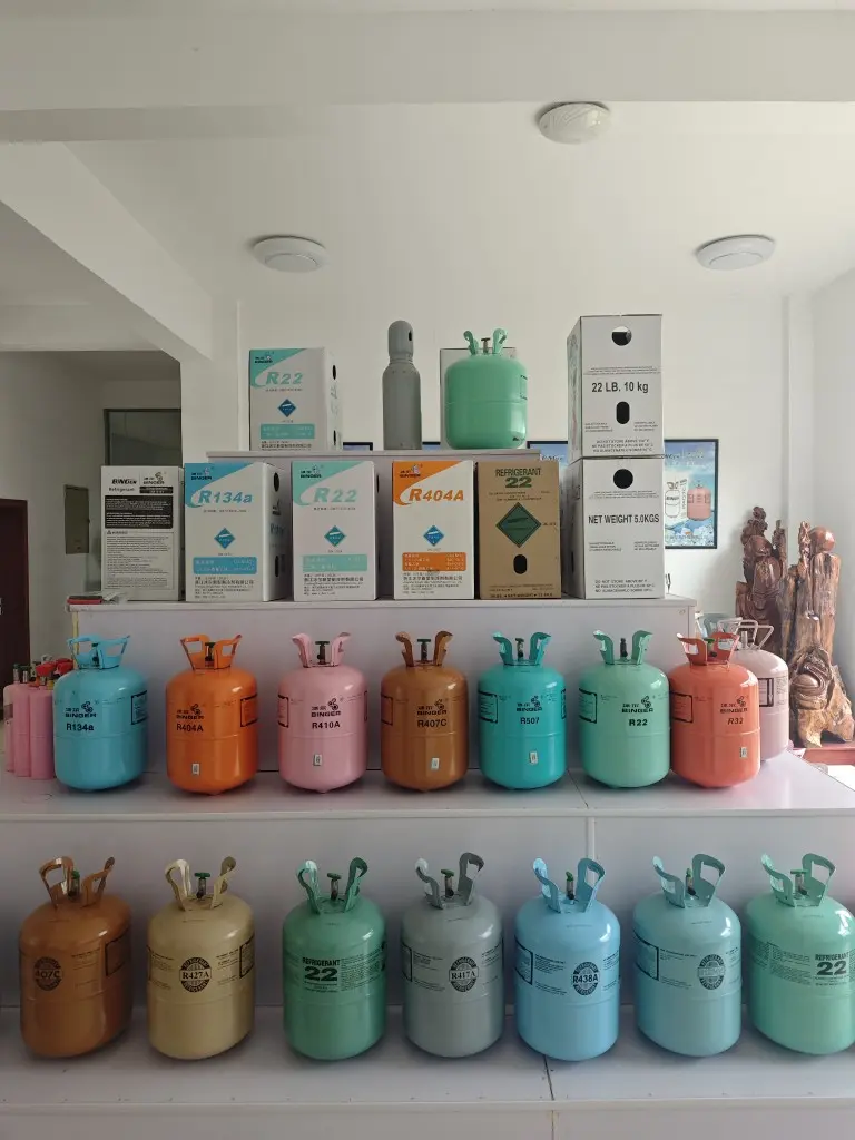 Gases refrigerantes disponibles