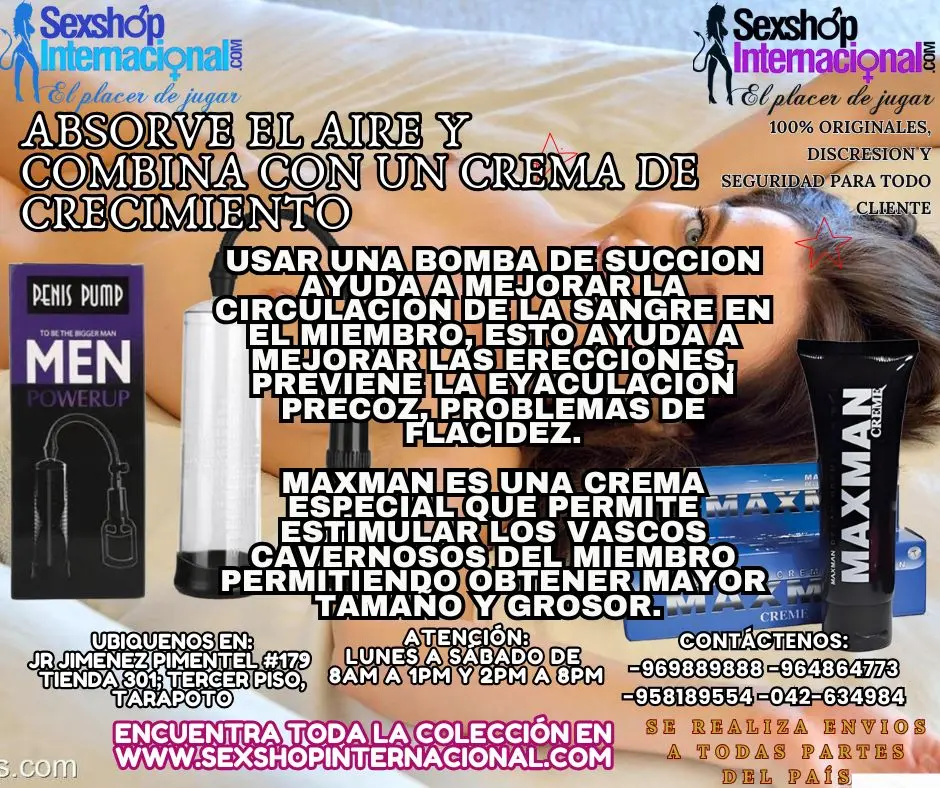 ABSORVE EL AIRE Y COMBINA CON UNA CREMA DE CRECIMIENTO Y DES