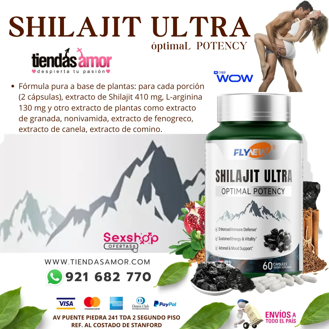 Shilajit Potencia ultra óptima energía y apoyo inmunológico