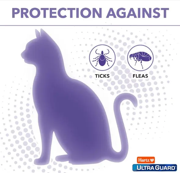 Collar Hartz Antipulgas Para Gatos Importado. Dura 7 Meses