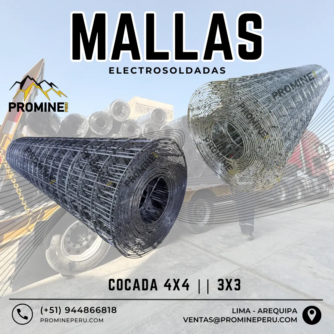 Mallas electrosoldadas Zonas de Sostenimiento