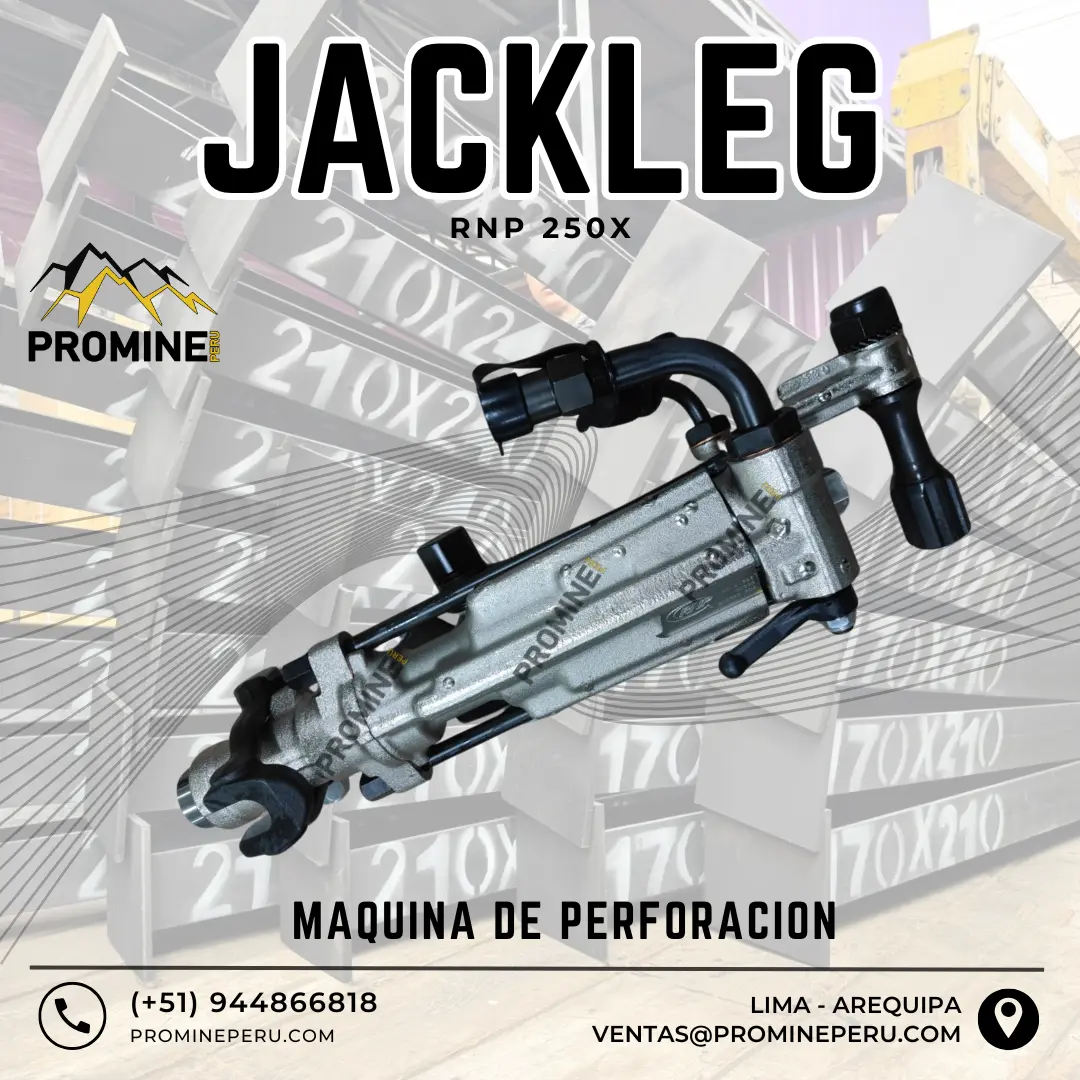 Jackleg RPN250X Perforadora versátil de alto rendimiento