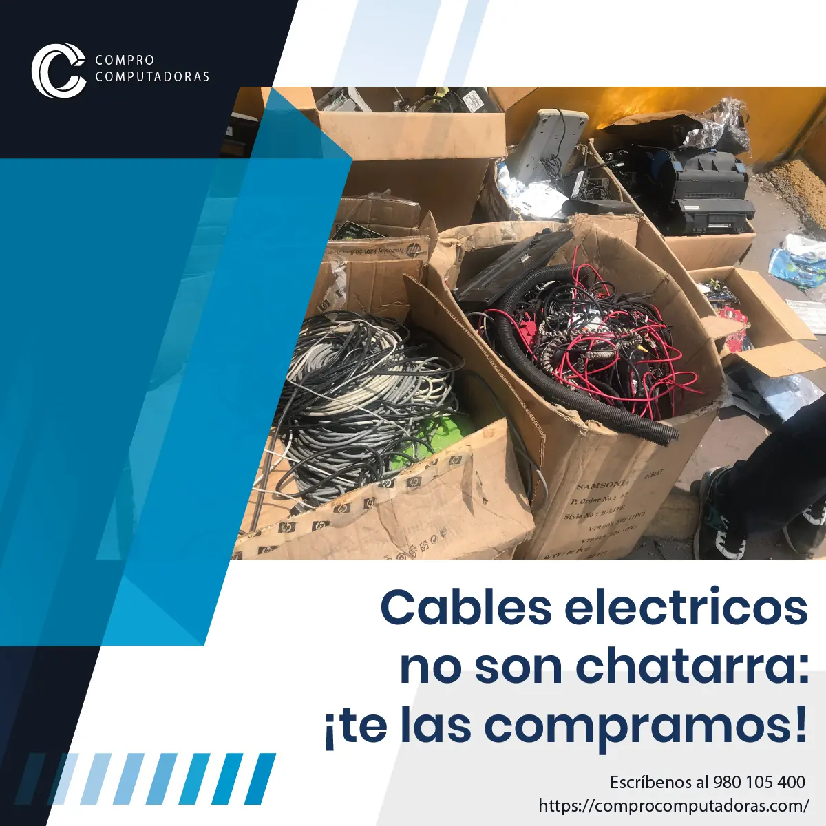 TIENES CABLES ELECTRICOS EN DESUSO LO COMPRAMOS 
