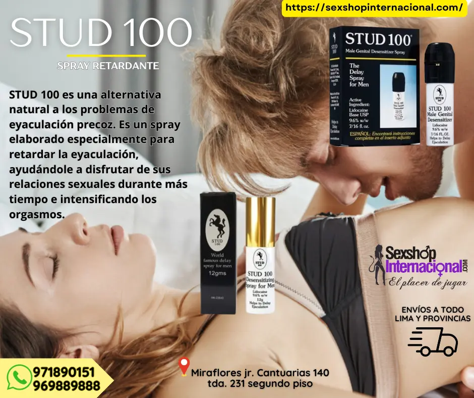SPRAY STUD100 IDEAL PARA CONTROLAR LA EYACULACION PRECOZ