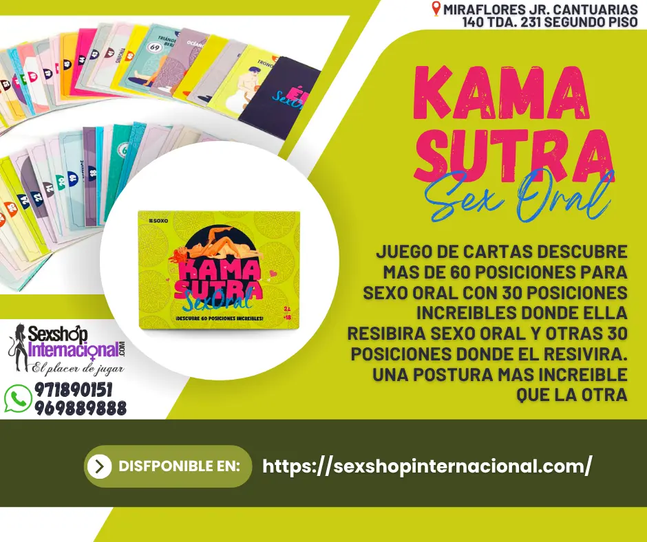 JUEGO EROTICO PARA PAREJAS KAMA SUTRA- SEXSHOP MIRAFLORES