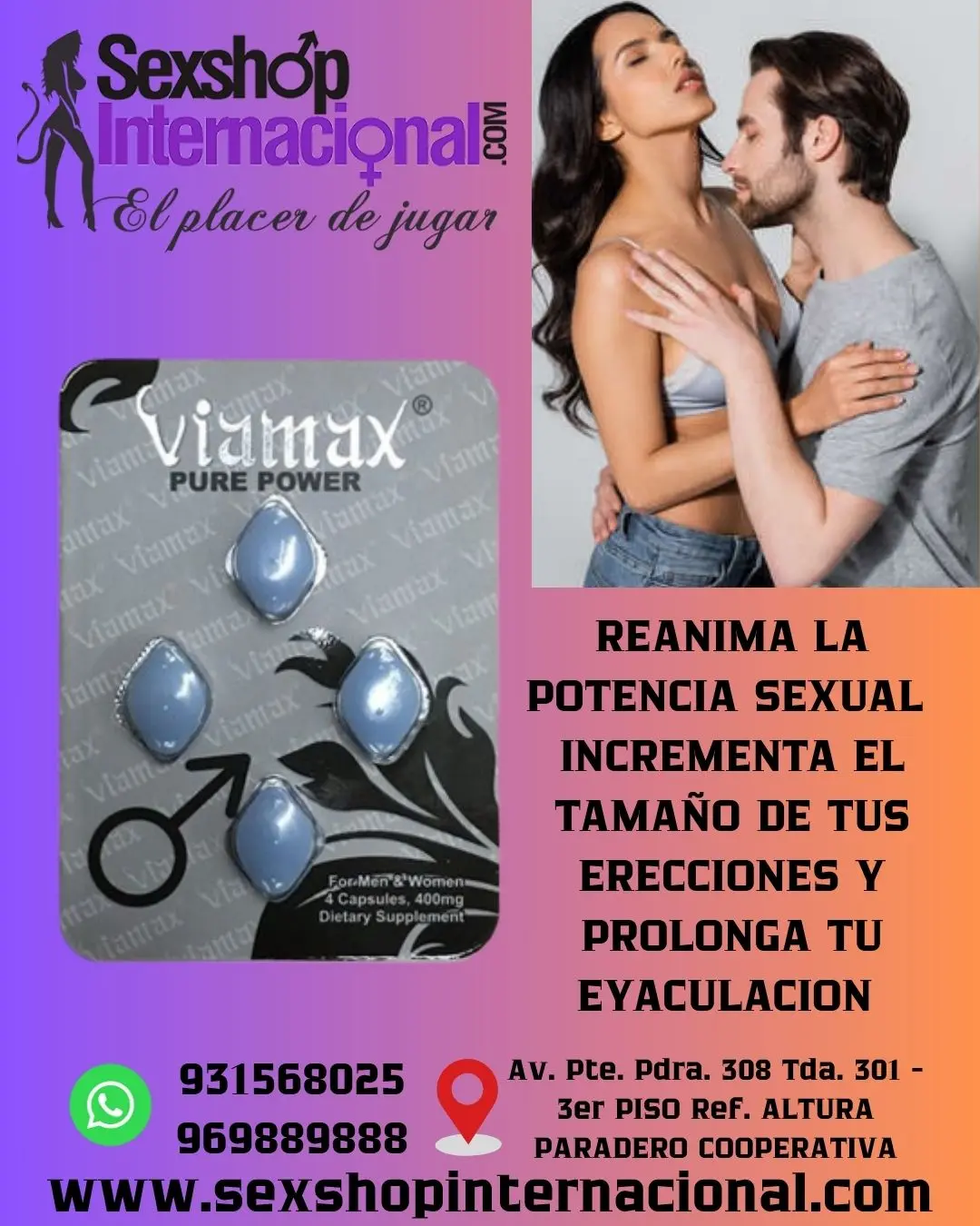  VIAMAX PURE POWER DISFRUTA DE MAS PLACER 