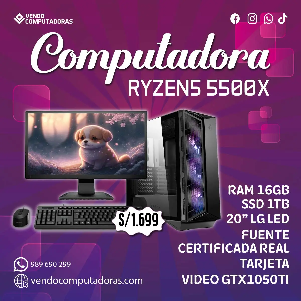  Computadoras económicas con monitor incluido