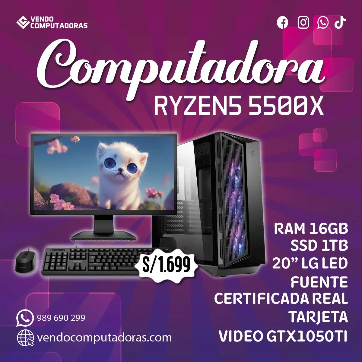  Computadoras económicas con monitor incluido