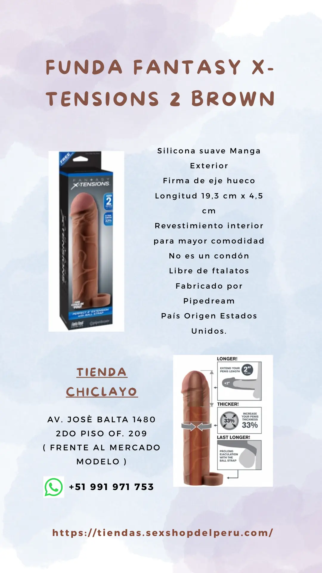 FUNDA FANTASY X-TENSIONS MEGA 2 BROWN