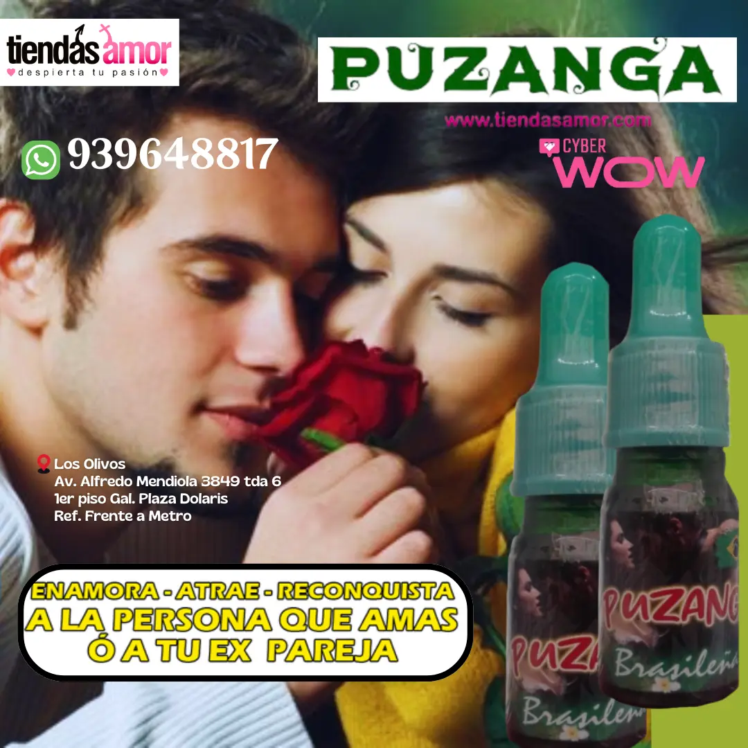  PUZANGA AROMA SEDUCCION AMARRE DEL AMOR 