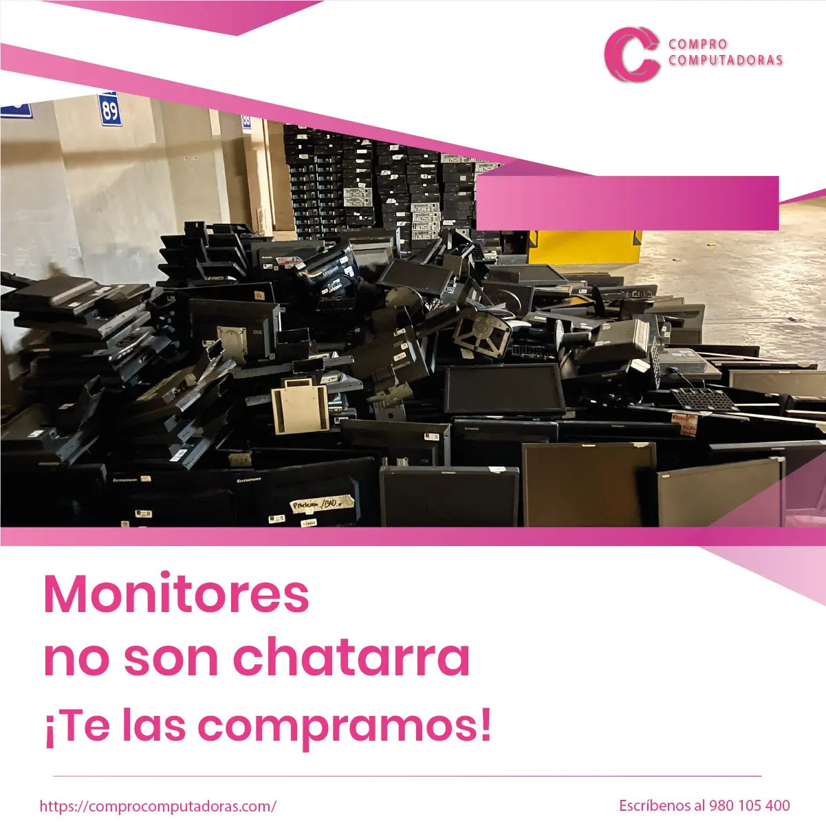 TIENES MONITORES ANTIGUOS LO COMPRAMOS 