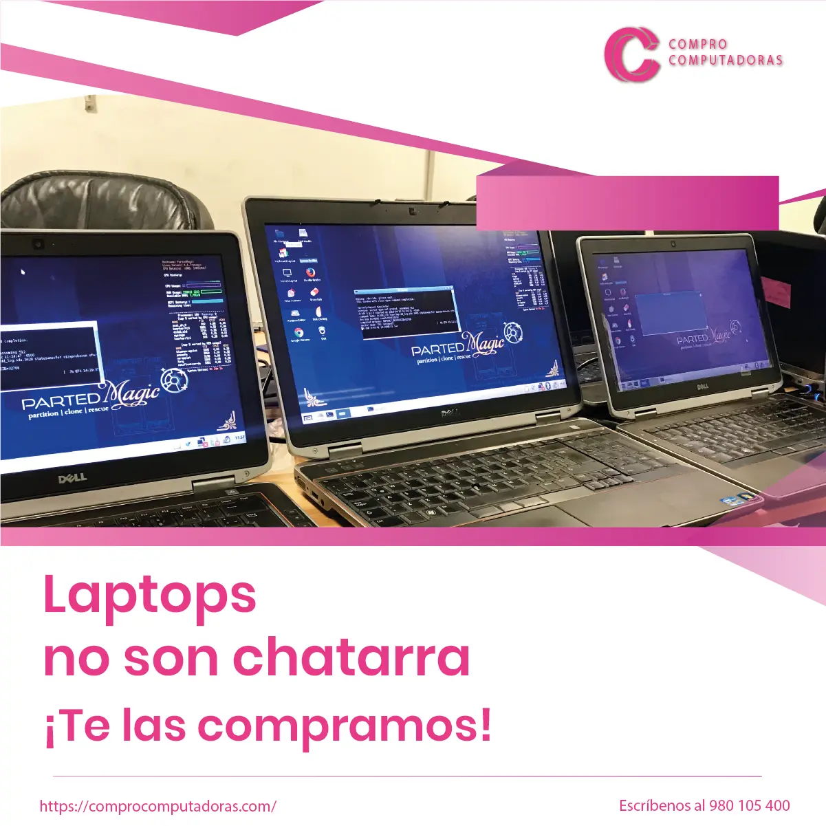 TIENES LAPTOS EN DESUSO LO COMPRAMOS 