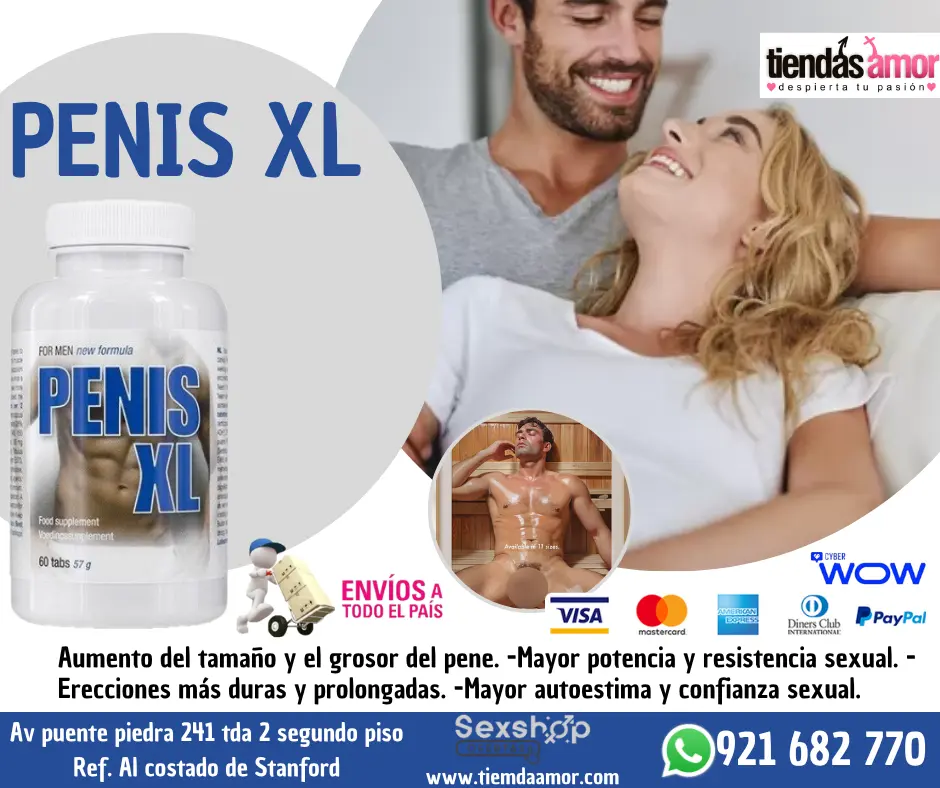 Penis XL Cápsulas Aumento tratamiento de alargamiento semana