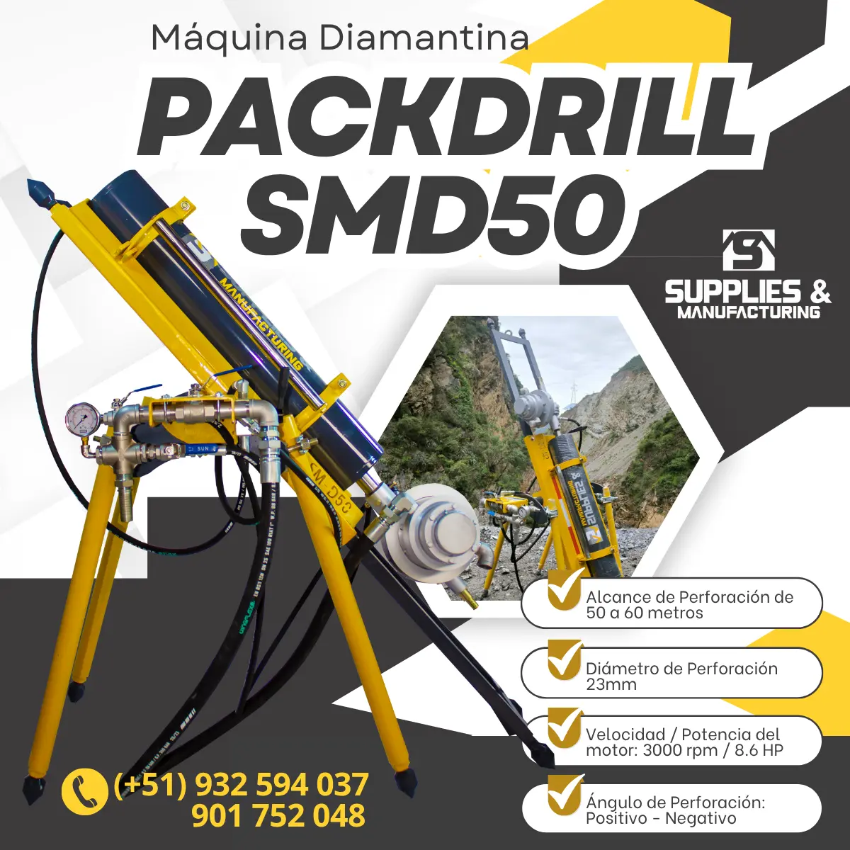 MAQUINA PARA INTERIOR MINA - FABRICACION PERUANA