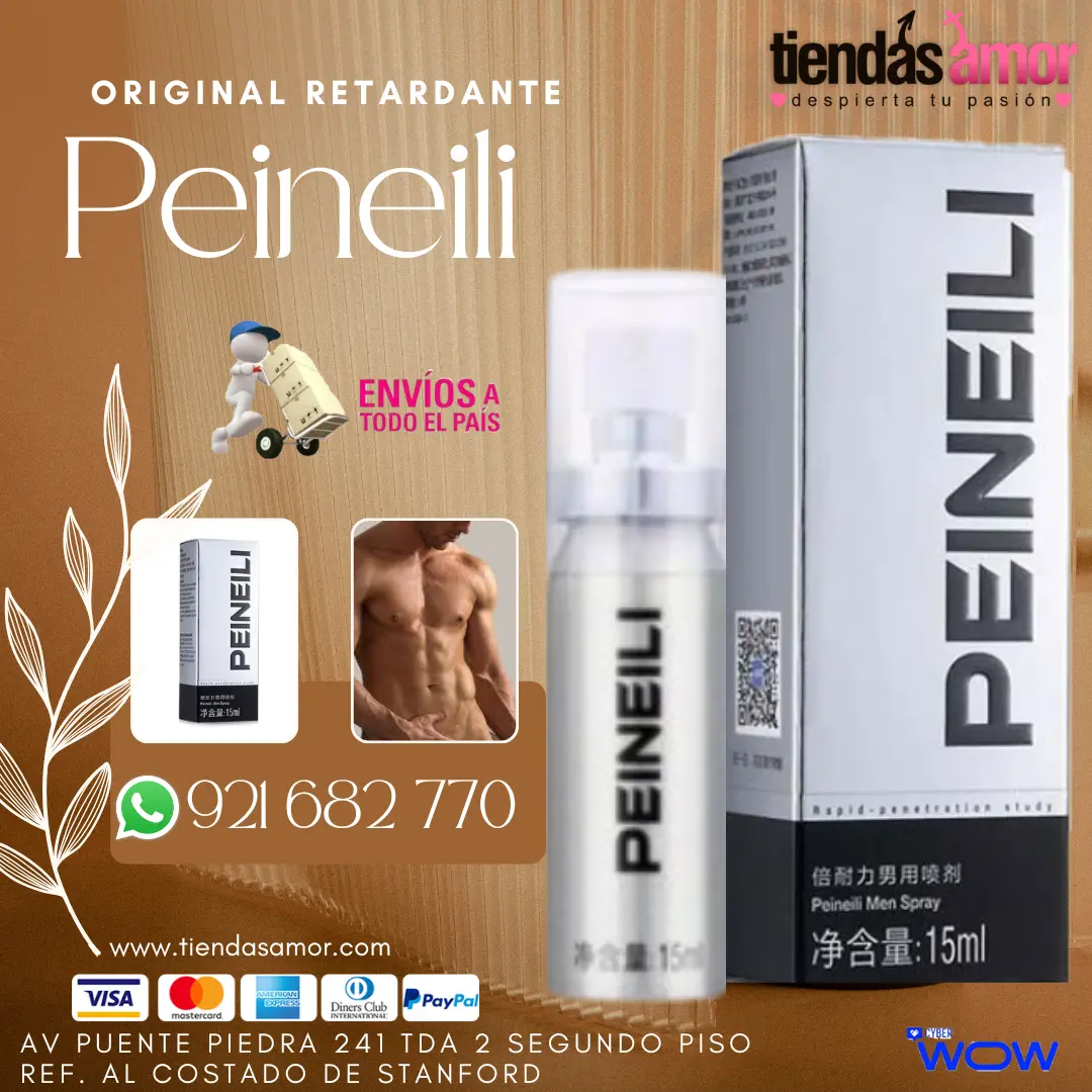 Peineili - Spray de eyaculación retardada dura hasta 60 minu