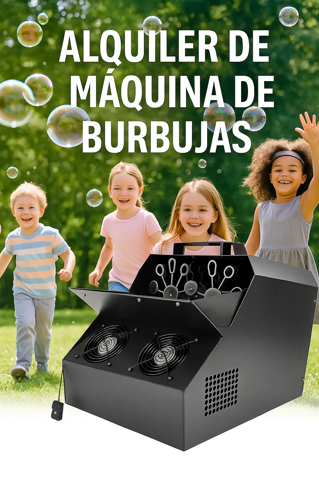 Alquiler de Máquina de Burbujas para Eventos