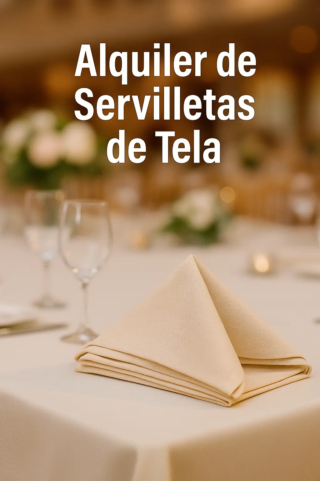 Alquiler de Servilletas de Tela para Eventos