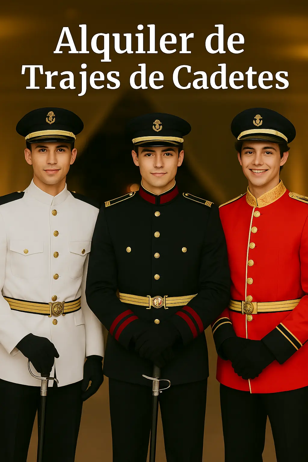 Alquiler de Uniformes de Gala para Cadetes 