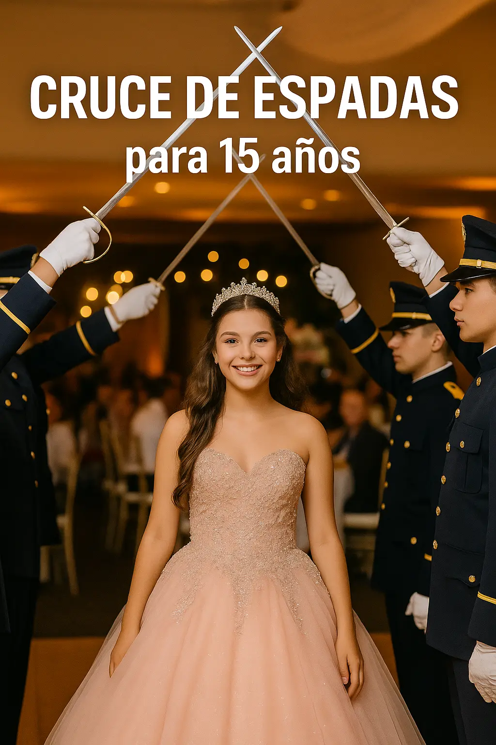 Cruce de Espadas para Quinceañera - Show de Cadetes
