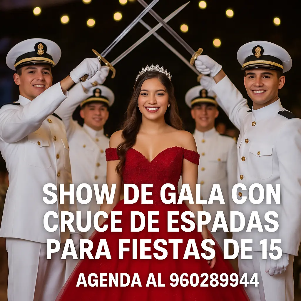 Cruce de Espadas para Quinceañera - Show de Cadetes