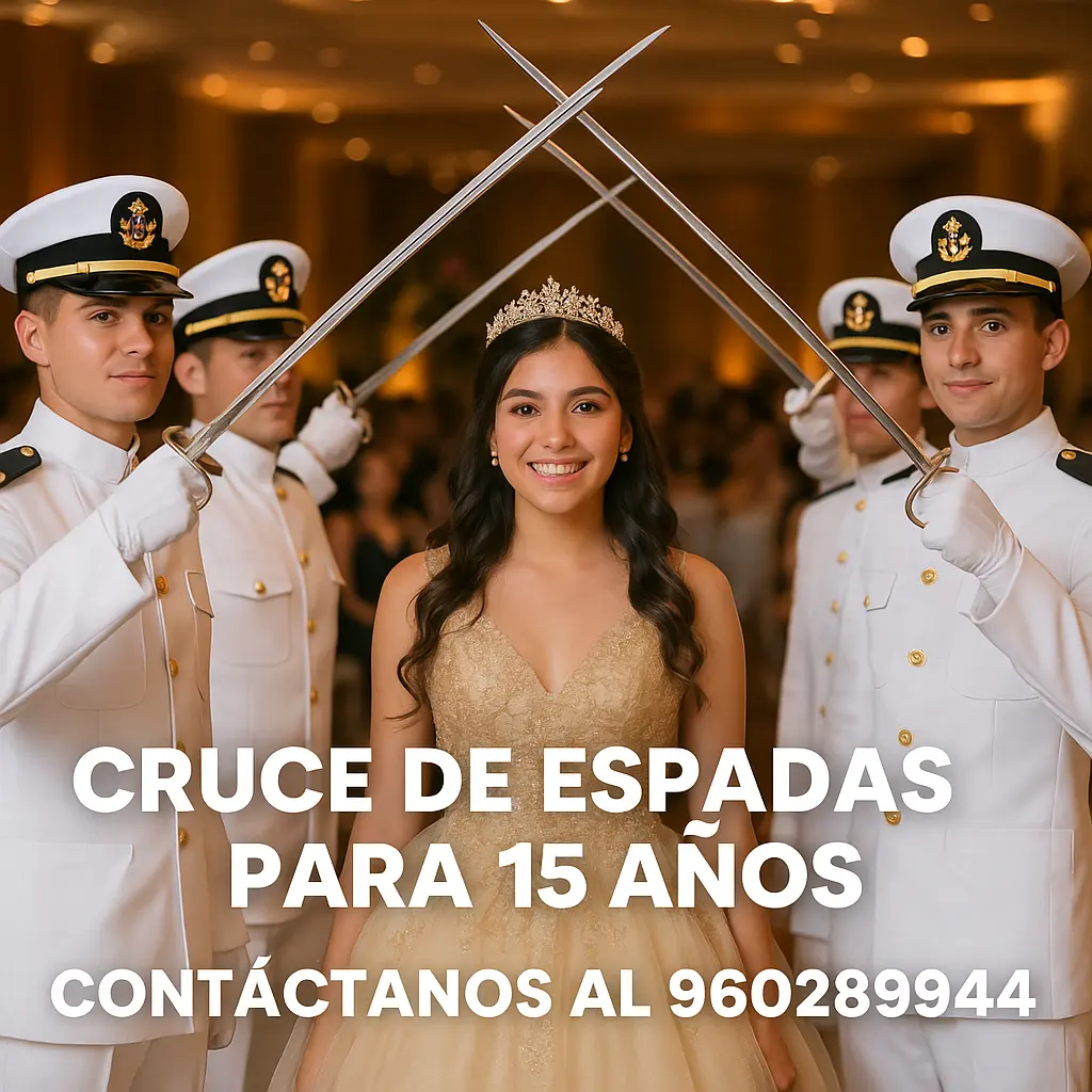 Cruce de Espadas para Quinceañera - Show de Cadetes